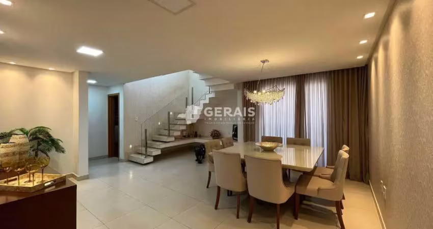Apto cobertura duplex à venda, 3 quartos, 3 suítes, 2 vagas, catalão - divinópolis/mg