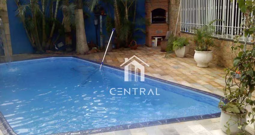 Sobrado para venda e locação -  4 dormitórios - 246m² - 3 vagas - piscina - vila rosália - guarulhos/sp