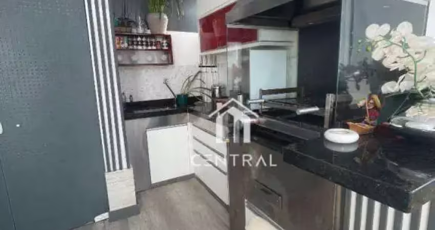 Cobertura 100% mobiliada no condomínio fatto sport faria lima - com 3 dormitórios à venda, 101 m² por r$ 629.000 - cocaia - guarulhos/sp