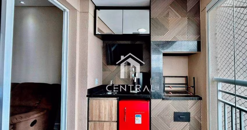 Apartamento no condomínio Helbor Enjoy com 3 dormitórios à venda, 82 m² por R$ 790.000 - Vila Augusta - Guarulhos/SP
