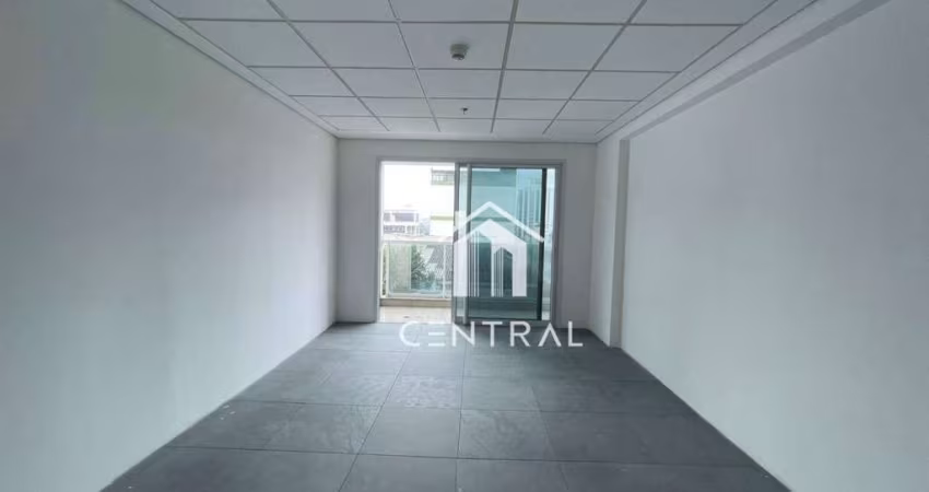 Sala comercial para locação - Mônaco Business - 31m² - 1 Vaga - Varanda - Banheiro - Centro Guarulhos/SP