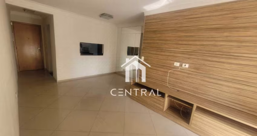 Apartamento com 3 dormitórios para alugar, 69 m² por R$ 3.278,00/mês - Picanço - Guarulhos/SP