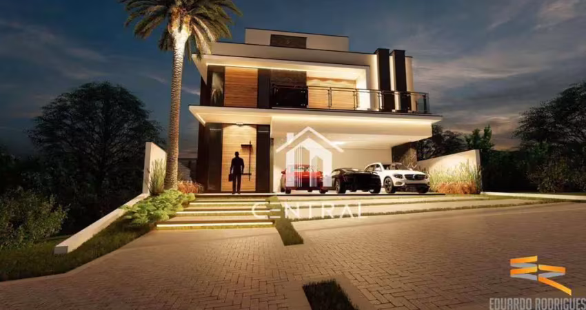 Casa com 3 dormitórios à venda, 400 m² por r$ 4.190.000,00 - alphaville nova esplanada i - votorantim/sp