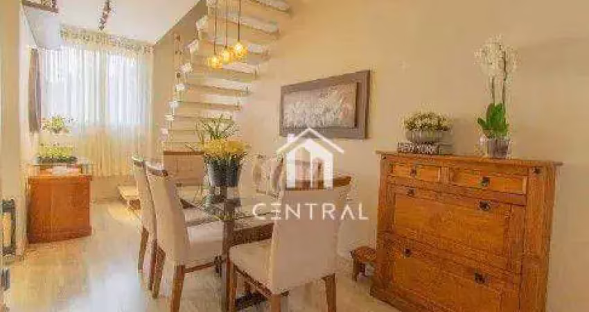Cobertura com 3 dormitórios à venda, 113 m² por r$ 490.000,00 - jardim vera cruz - sorocaba/sp