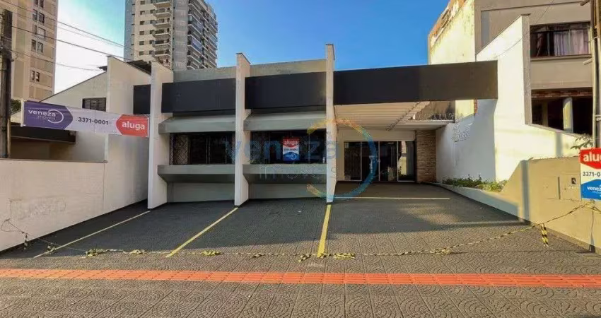 Casa comercial para alugar, 280.00 m2 por r$8000.00  - centro - londrina/pr