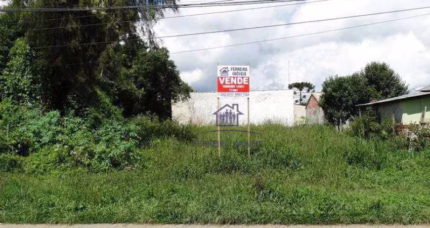 Terreno à venda, 714 m² por r$ 550.000,00 - guatupê - são josé dos pinhais/pr