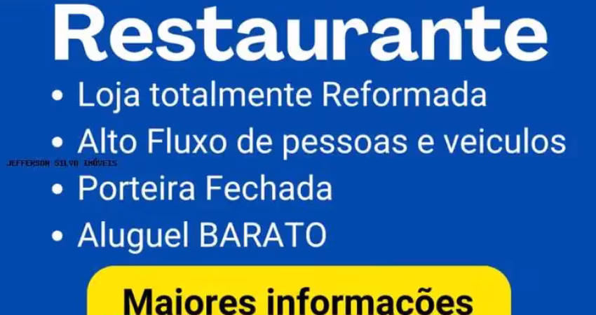 Ponto comercial caminho de búzios: ideal p/ restaurante/café à venda aceita carro