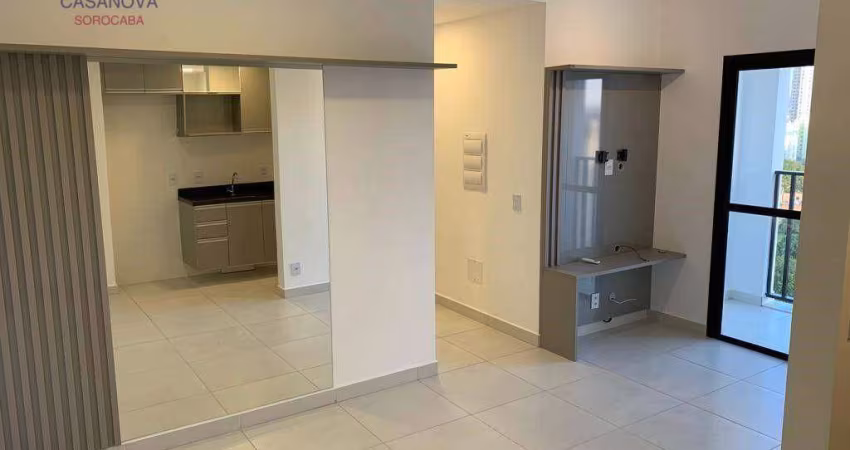 Apartamento com 2 dormitórios para alugar, 55 m² por R$ 3.567,00/mês - Parque Campolim - Sorocaba/SP