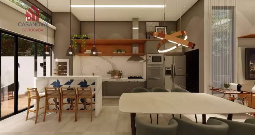 Casa com 3 dormitórios à venda, 140 m² por r$ 795.000,00 - wanel  ville - sorocaba/sp