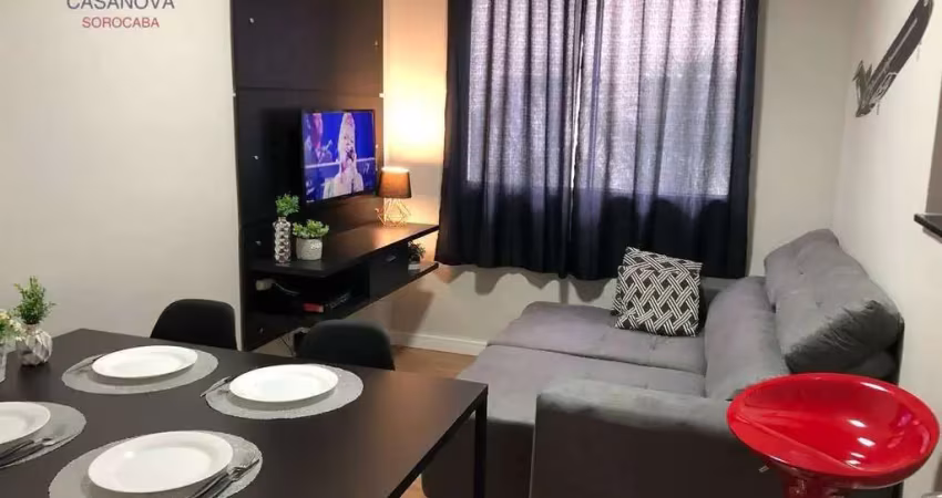 Apartamento com 2 dormitórios à venda, 48 m² por r$ 225.000,00 - bairro da vossoroca - sorocaba/sp