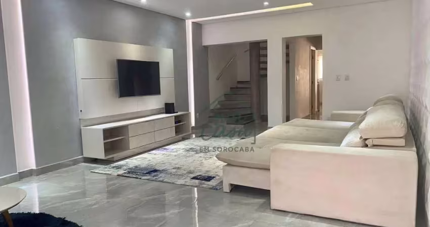 Casa com 4 dormitórios, 272 m² - venda por r$ 890.000,00 ou aluguel por r$ 6.500,00/mês - jardim paulistano - sorocaba/sp