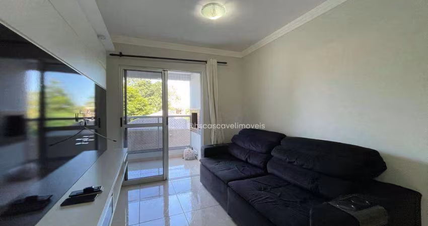 Apartamento com 2 dormitórios para alugar, 62 m² por R$ 2.425,00/mês - Cancelli - Cascavel/PR
