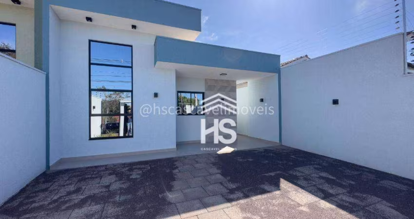 Casa com 1 suíte + 2 dormitórios à venda, 94 m² por R$ 560.000 - Universitário - Cascavel/PR