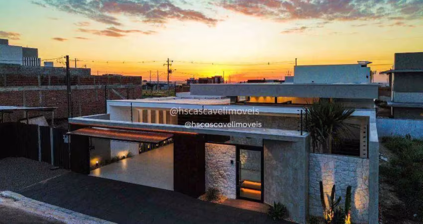 Casa com 3 suítes à venda, 180 m² por r$ 2.000.000 - colinas tropical - cascavel/pr