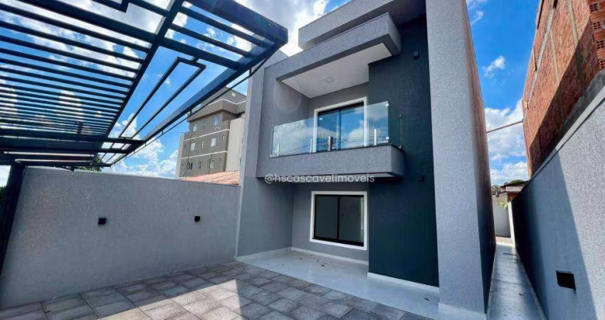 Sobrado com 3 Suítes à venda, 130 m² por R$ 830.000 - Coqueiral - Cascavel/PR