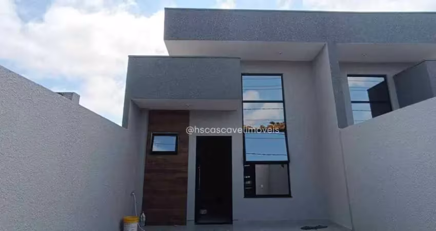 Casa com 1 suíte + 2 dormitórios à venda, 68 m² por r$ 390.000 - santa felicidade - cascavel/pr