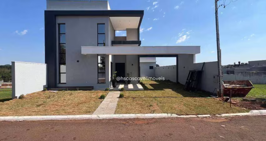 Casa nova em condomínio fechado com 1 suite + 2 demi suites.