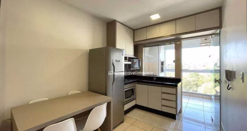 Apartamento com 2 dormitórios para alugar, 43 m² por r$ 2.150,00/mês - centro - cascavel/pr