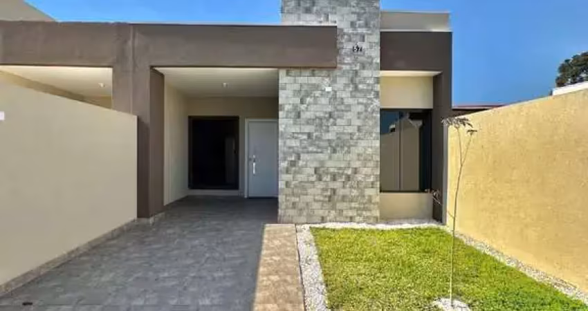 Casa nova com suíte no bairro eucaliptos em fazenda rio grande