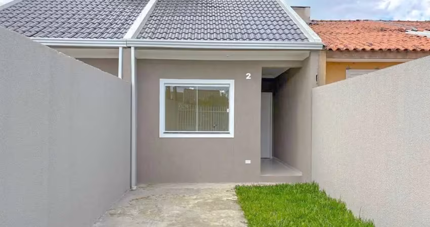 Casa nova no bairro campo de santana com quintal e 2 quartos