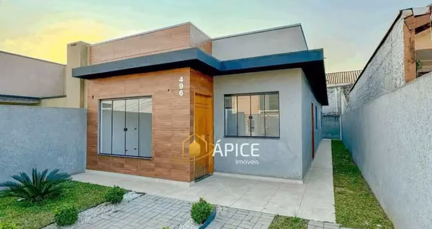 Casa com suíte e quintal no bairro estados, fazenda rio grande