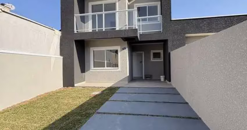 Sobrado novo à venda no bairro estados, fazenda rio grande pr