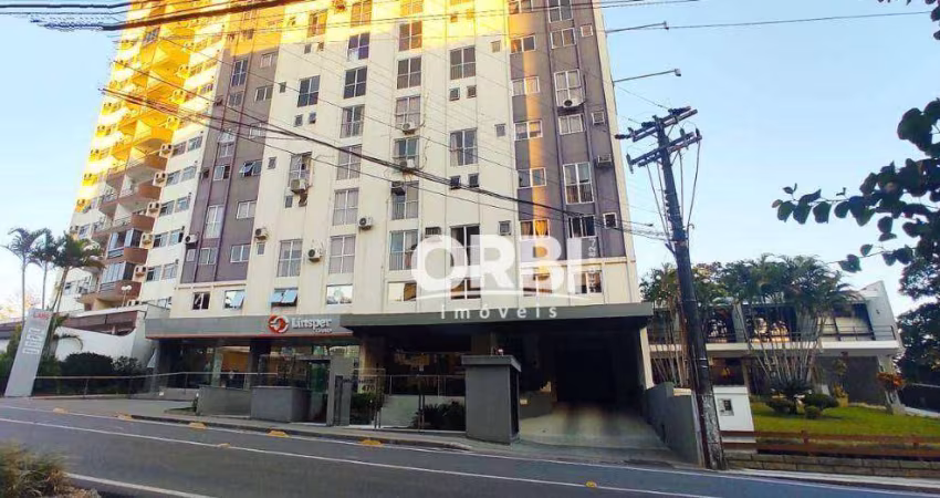 Apartamento com 1 dormitório para alugar, 66 m² por R$ 2.039,40/mês - Ponta Aguda - Blumenau/SC