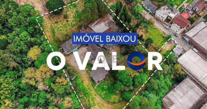 Terreno à venda, 6650 m² por r$ 1.250.000,00 - garcia - blumenau/sc