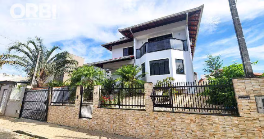 Casa com 5 dormitórios à venda, 269 m² por r$ 1.100.000,00 - bela vista - gaspar/sc