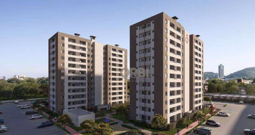 Apartamento com 2 dormitórios à venda, 51 m² por R$ 444.275,64 - Centro - Penha/SC
