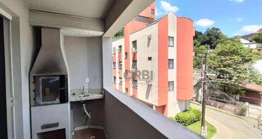 Apartamento com 2 dormitórios para alugar, 75 m² por R$ 3.600,00/mês - Centro - Blumenau/SC