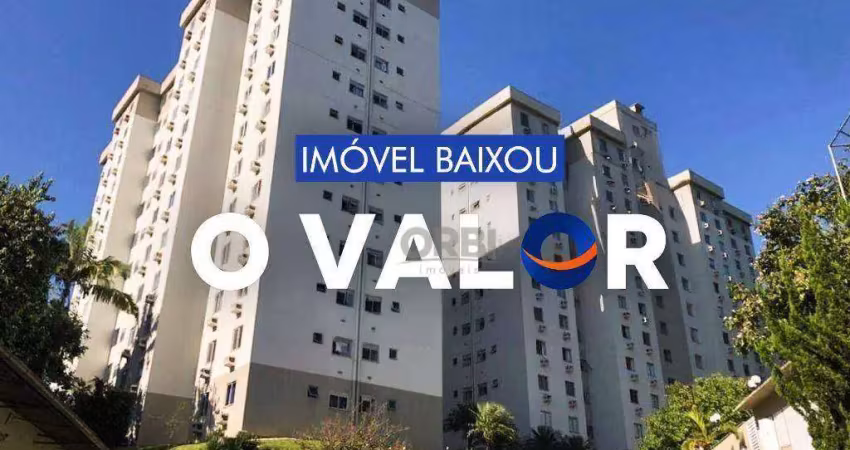Apartamento com 2 dormitórios para alugar, 60 m² por R$ 2.389,88/mês - Ribeirão Fresco - Blumenau/SC