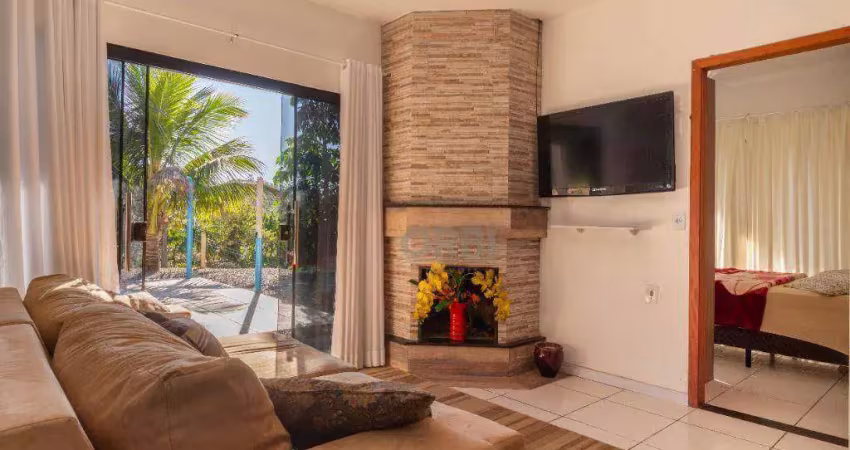 Casa com 3 dormitórios à venda, 140 m² por r$ 550.000,00 - rodeio 32 - rodeio/sc
