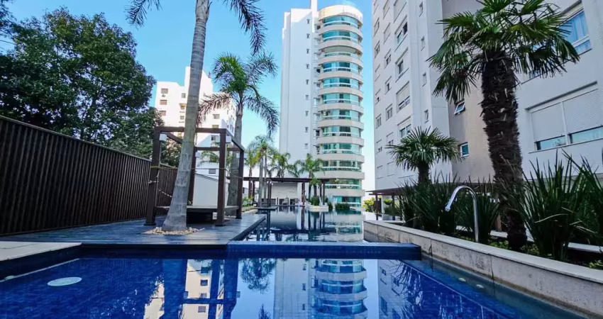Apartamento com 202m², 3 suítes, lareira, churrasqueira, 3 vagas, infraestrutura completa, no bela vista.