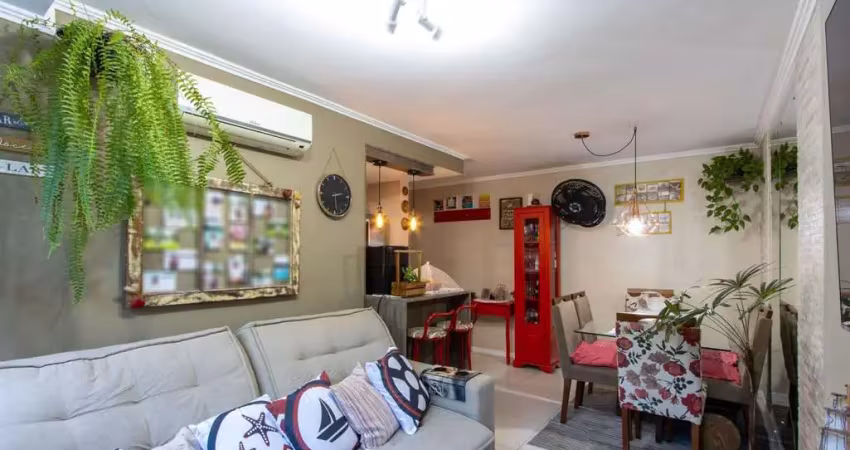 Apartamento  com  2 dormitórios, cozinha americana, banheiro social, gás central, 1 vaga
