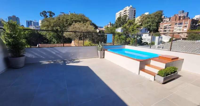 Vende-se cobertura com 2 quartos(2 suítes), piscina, 2 vagas e 235 m² – mont`serrat