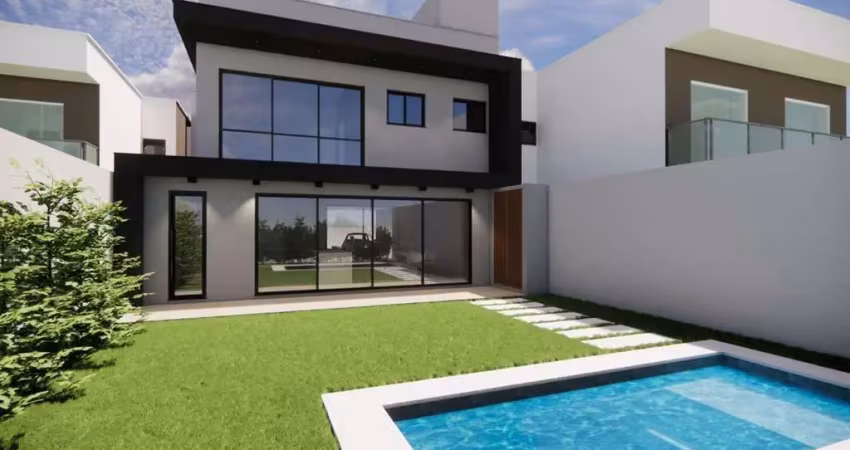 Casa de condomínio em construção com 3 suítes na hipica em porto alegre