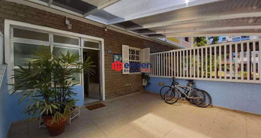 Casa Sobreposta Baixa Geminada à venda ,71 m², Embaré, Santos/SP.