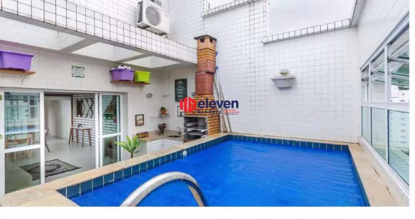 Cobertura Duplex de Alto Padrão com 3 Dormitórios, Piscina, Churrasqueira e 2 Vagas de Garagem