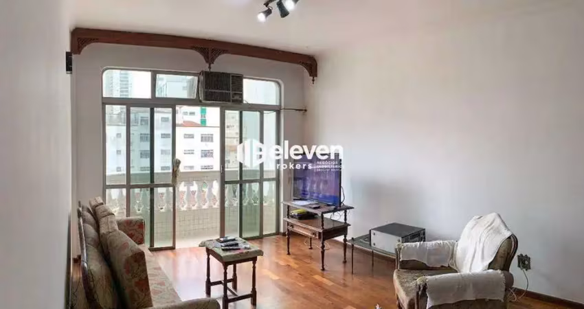 Apartamento à venda, 3 quartos, 1 suíte, 1 vaga, gonzaga - santos/sp