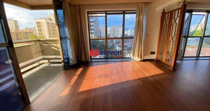 Apartamento à venda, 260m², 4 dormitórios, 3 vagas, elevador privativo, na vila rica, santos-sp