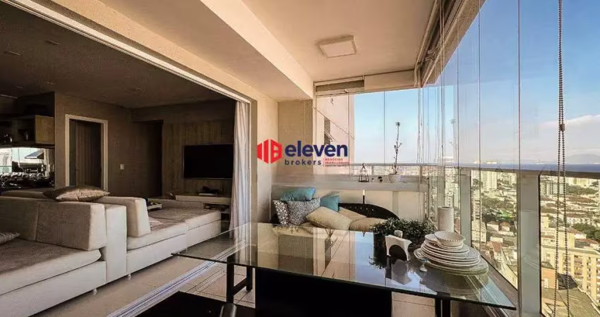 Lindo apartamento mobiliado no Campo Grande, Santos-SP!