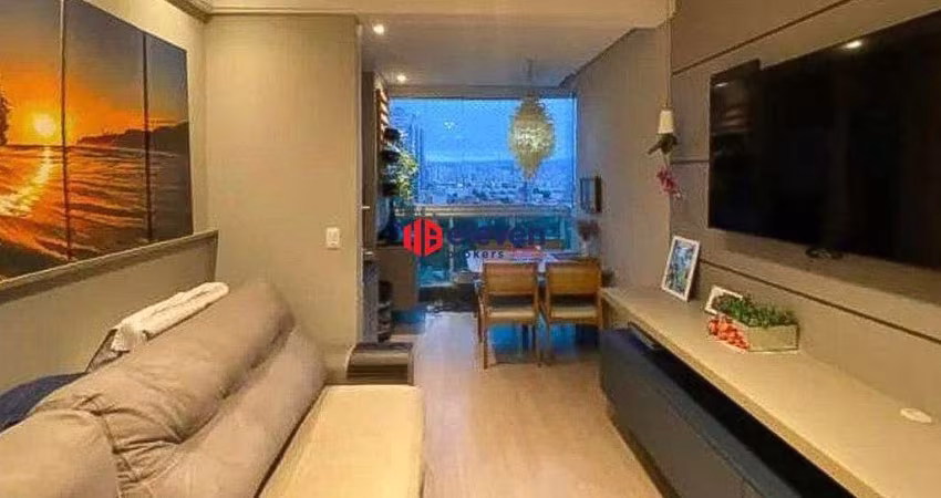 Apartamento Exclusivo com 2 Suítes e Vista para o Mar na Ponta da Praia - 2 Vagas e Churrasqueira