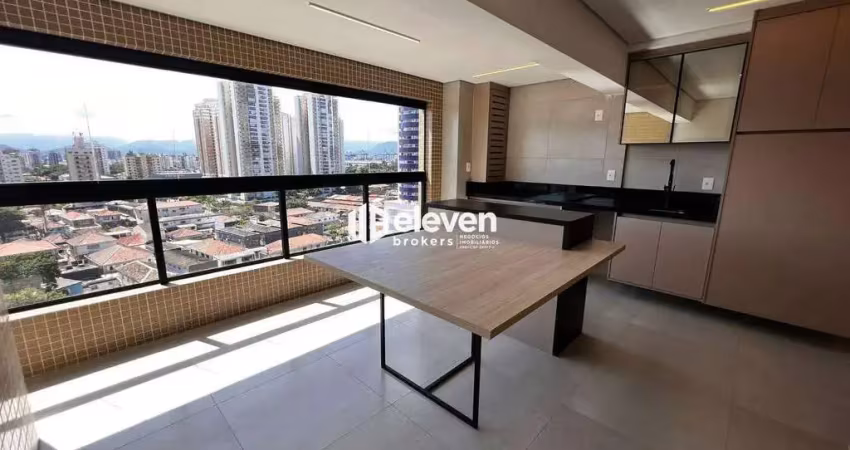 Apartamento Novo e Sofisticado na Ponta da Praia com 2 Dormitórios e Lazer Completo