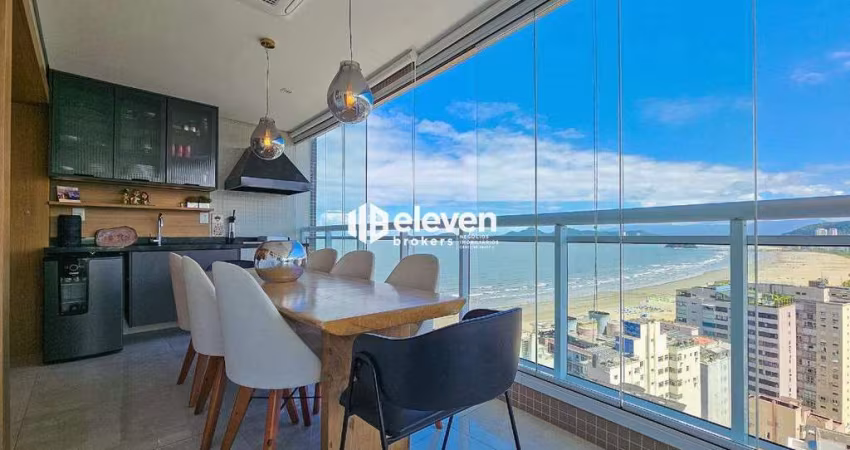Apartamento no Boqueirão, 2 suítes, vista para o mar 2 vagas e lazer completo.