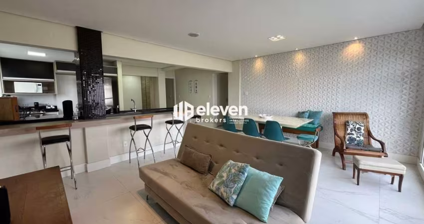 Apartamento 3 quartos mobiliado, vista mar no Gonzaga - Santos/SP