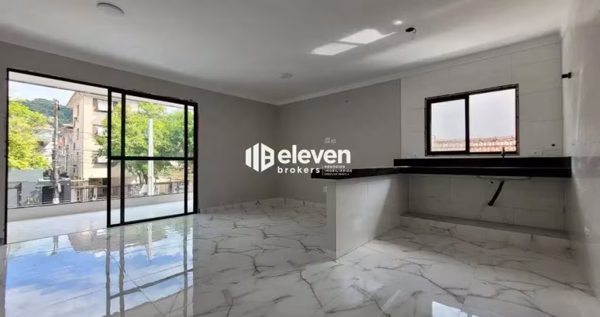 Sobreposta alta nova no Marapé com 3 suítes, varanda gourmet e 2 vagas