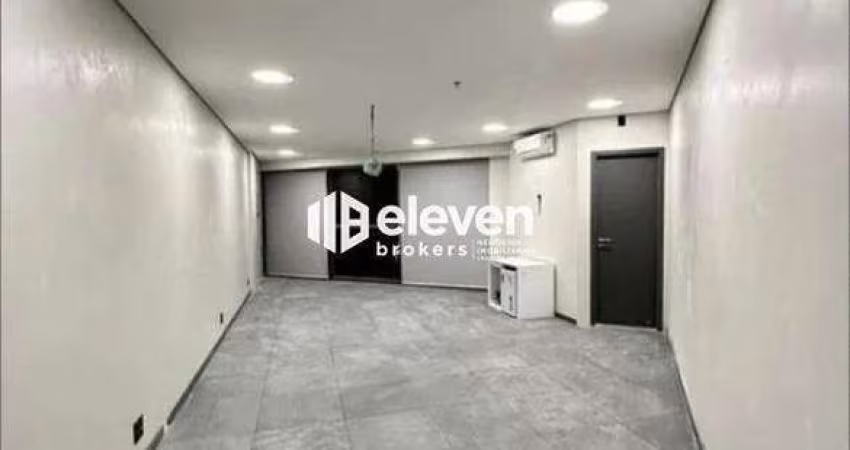 Sala Comercial para Aluguel – 42m² | 1 Vaga | Valongo Brasil – Santos/SP