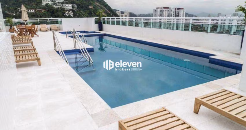 Apartamento à venda, 3 quartos, 1 suíte, 2 vagas, José Menino - Santos/SP
