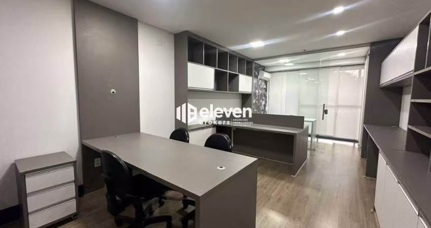 Sala comercial mobiliada para locação no Bairro do Valongo - Santos - SP